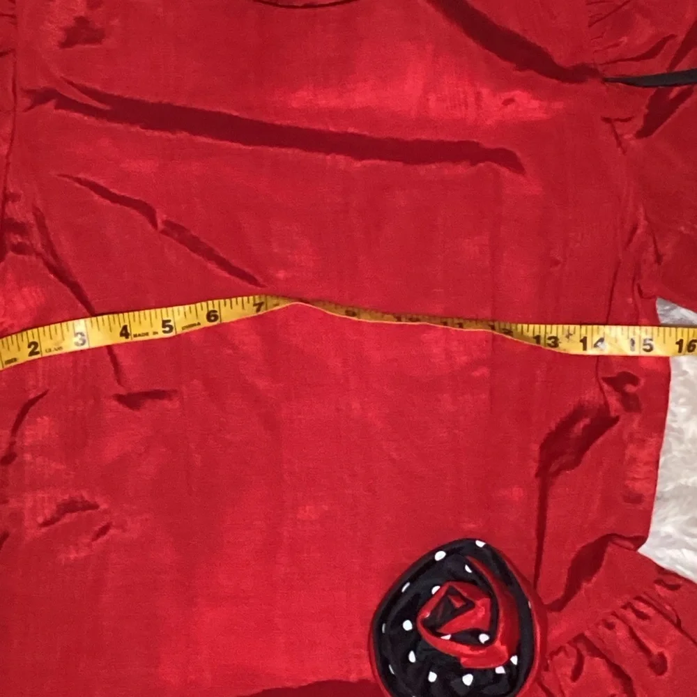 Casero’s vintage red/ polka dot dress size 14pt